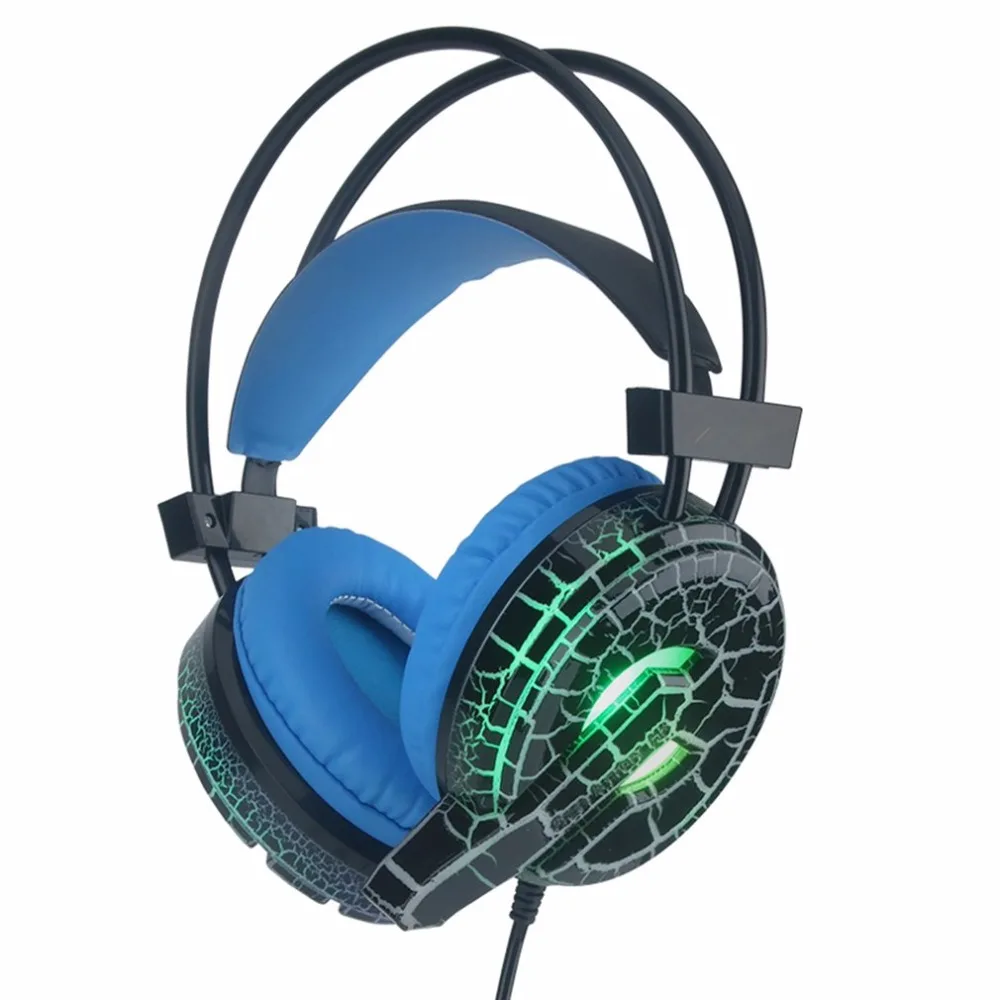 

H6 Gaming Headset Deep Bass Computer Game Headphones with microphone LED Light for computer PC Gamer