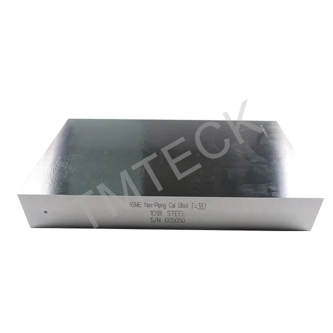 US $230.00 ASME BPVCV2015 T381 Basic Ultrasonic Test Block Carbon Steel Block