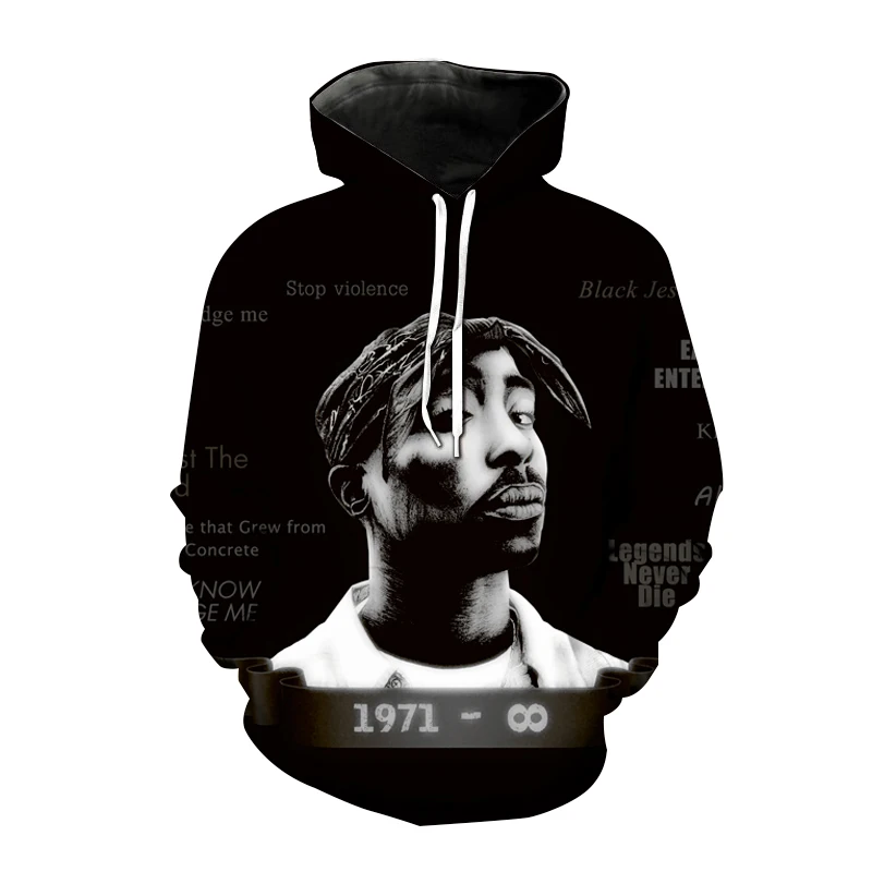 Sudadera Tupac 2pac Tupac Shakur Rapero Unisex vendido por Susana, SKU  231955