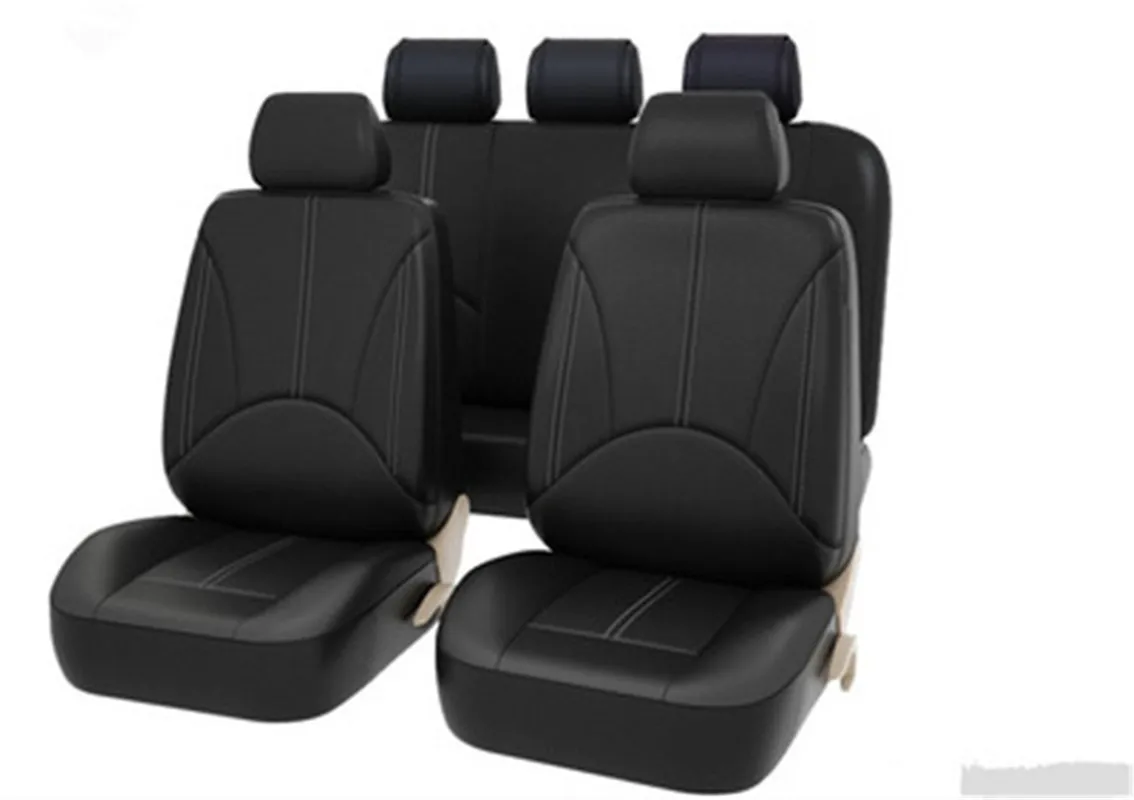 Leather Universal Car Seat Cover For Ford All Model Edge Fiesta Focus C-MAX Fusion Mondeo Taurus Protector Interiors | Автомобили и