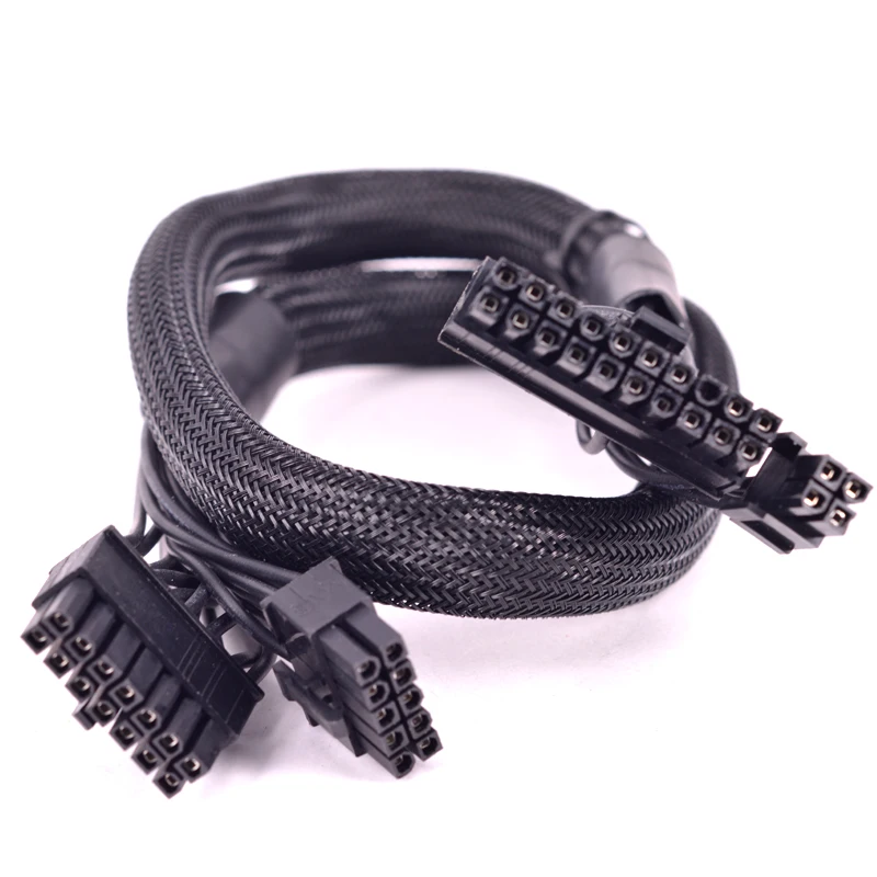 14pin + 10Pin to 24 Pin ATX Power Supply Cable TYPE 3 20+4 Pin PSU Motherboard Sleeve for Corsair HX1200i HX1000i HX850i HX750i