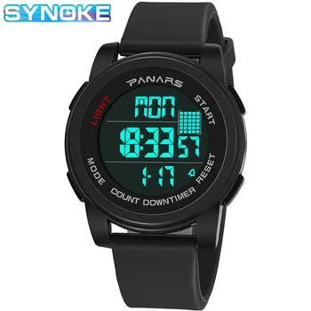 

Watches for Men SYNOKE Brand Sports Mens Watch Digital Clock 50M Warterproof Luminous Multifunctional Watch Relogio Masculino