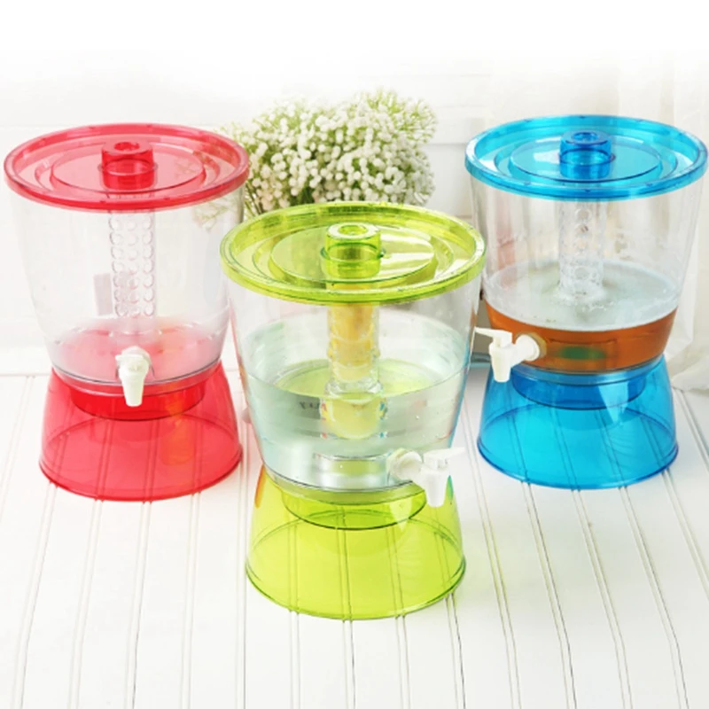 

6.5L Large Capacity Cold Water Bottle Thick Heat-Resistant Juice Flower Tea Pot Beer Pot Ice Water Bottle Household Small Water