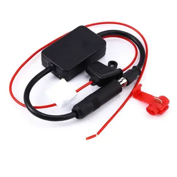 

Cheap For Universal 12V Auto Car Radio FM Antenna Signal Amp Amplifier Booster For Marine Car Vehicle Boat 330mm FM Amplifier