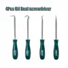 4Pcs 135mm Oil Seal Screwdrivers Set Car Auto Vehicle Pick Hooks For Garages General-Plumbers Mechanics Workshop Tools ► Photo 1/6