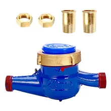 20 мм счетчик воды сверхмощный латунный расходомер водопроводной холодной воды домашний сад влажный стол измерительные инструменты измерение воды