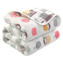 90*100 см 6 слоев детское одеяло для новорожденных муслин хлопковые пеленки младенца Warp Пеленальное Одеяло Постельные принадлежности для малышей получения Одеяло s детская ванночка