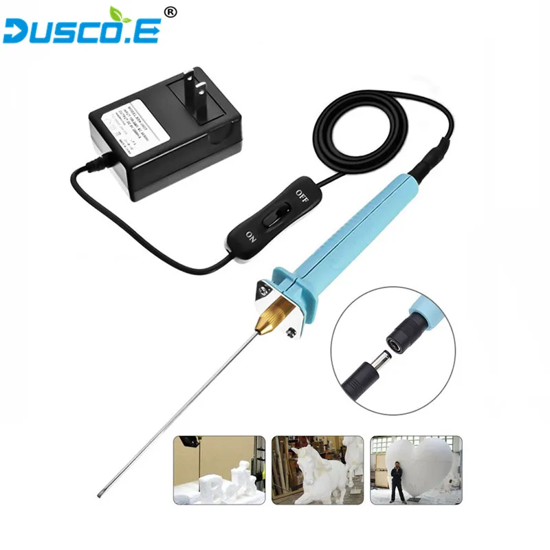 

Dusco.E Foam Cutter Pen 18W 110V-240V 10 cm Electric Foam Polystyrene Cutting Machine Pen Portable Styrofoam Cutter Hand Tools