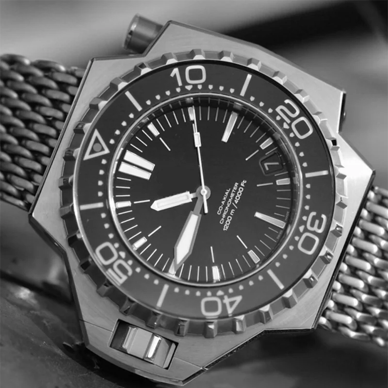 Модные новые часы Seamaster Planet Ocean наручные часы PLOPROF 1200 м часы для дайвинга для мужчин автоматические часы из нержавеющей стали мужские