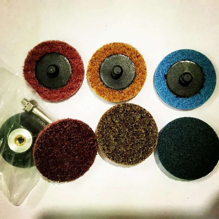 

50pcs/Set Polishing Pad 2 Inch 50mm Nylon Abrasive Disc Grinding Wheel Kit For Metal Surface Treatment