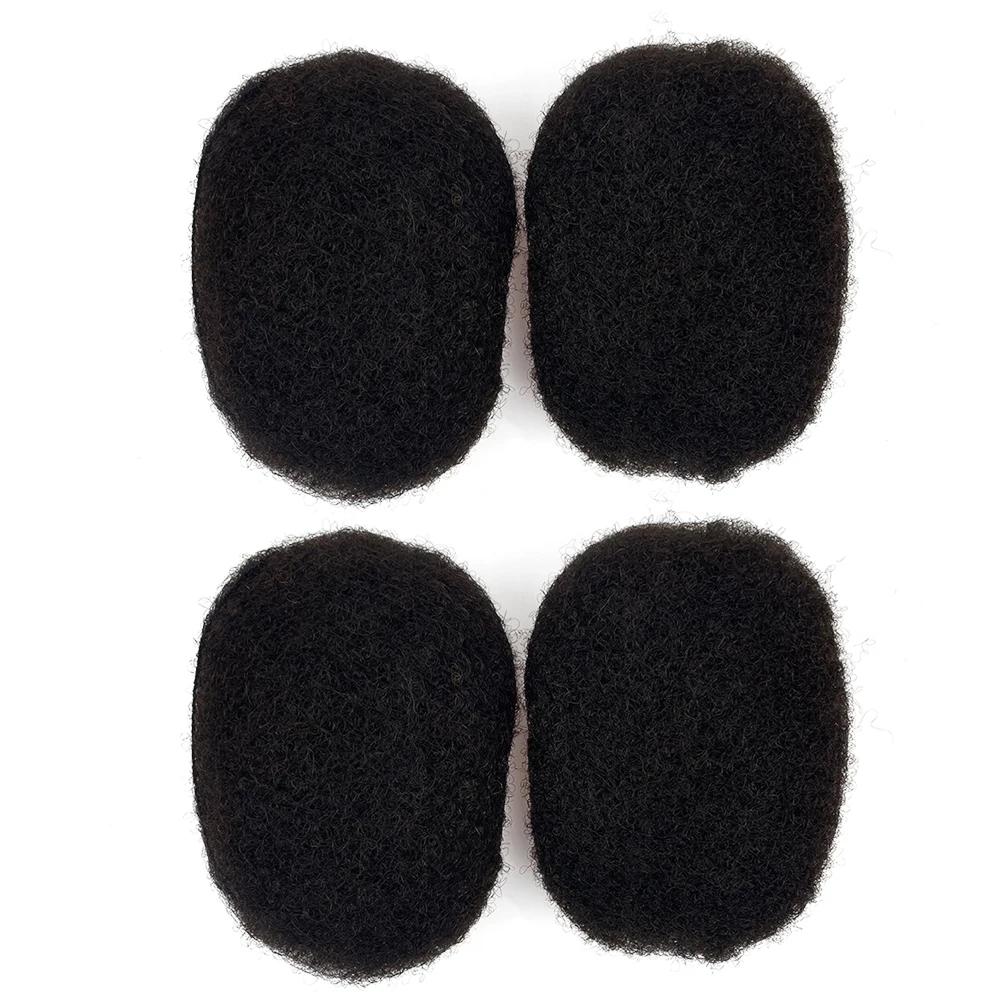 Tight Afro Kinky Human Hair,Ideal for Making,Locs Repair,Extensions,Twist,Braids 4 Bundles/Package #2 Dark Brown