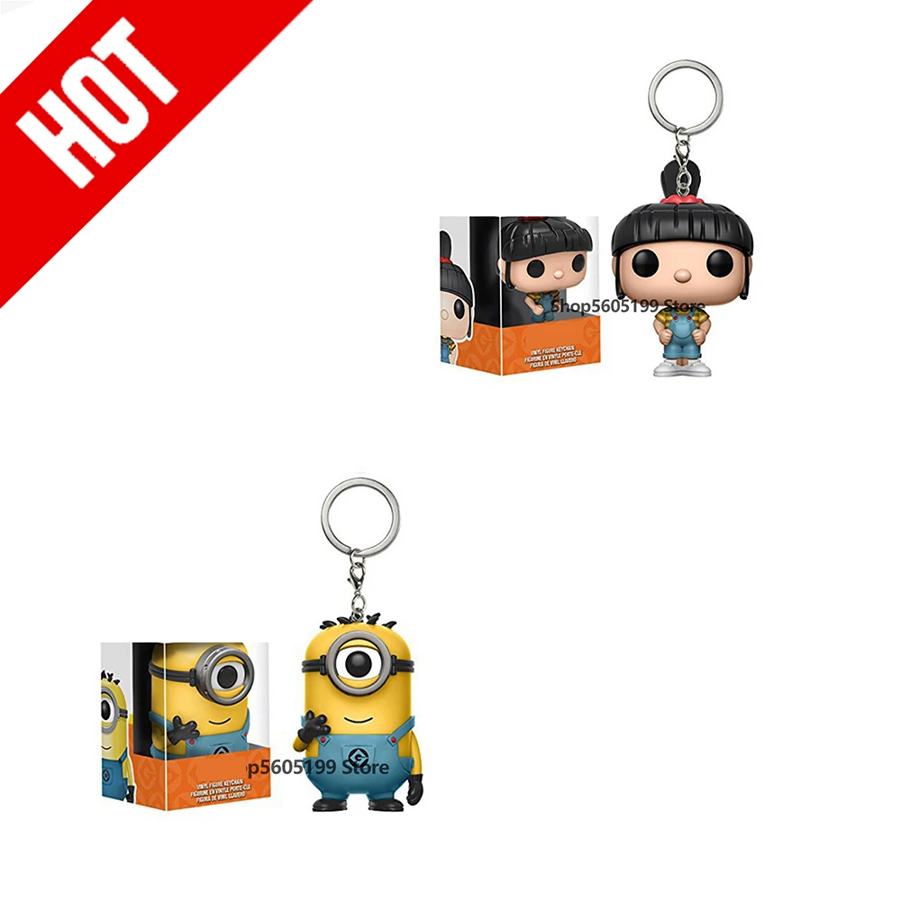 POP Keychain DESPICABLE ME3 CARL AGNES TIKI STITCH Venom withbox Vinyl