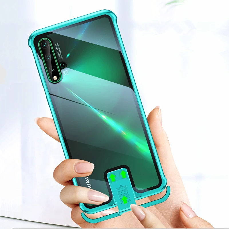 OMEVE для huawei Nova 5T чехол Nova 5 чехол с металлической окантовкой прозрачный чехол из закаленного стекла для huawei Nova5T 5 чехол для телефона s