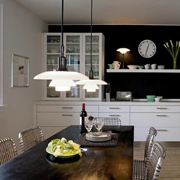 

nordic industrial lamp glass ball bedroom Home Decoration E27 Light Fixture restaurant luminaria pendente deco maison