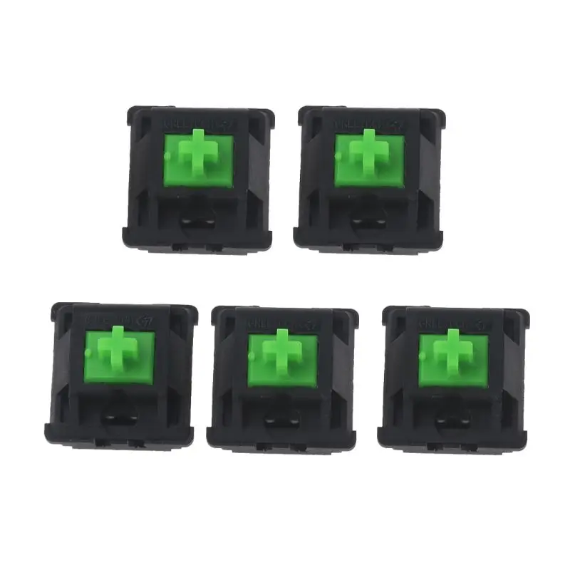5 шт. Greetech зеленые переключатели Axis для Razer игровая механическая клавиатура Cherry MX