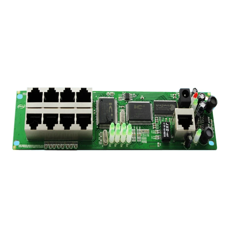 Mini router OEM manufacturer direct sell cheap wired distribution box 8-port router modules OEM wired router module 192.168.0.1