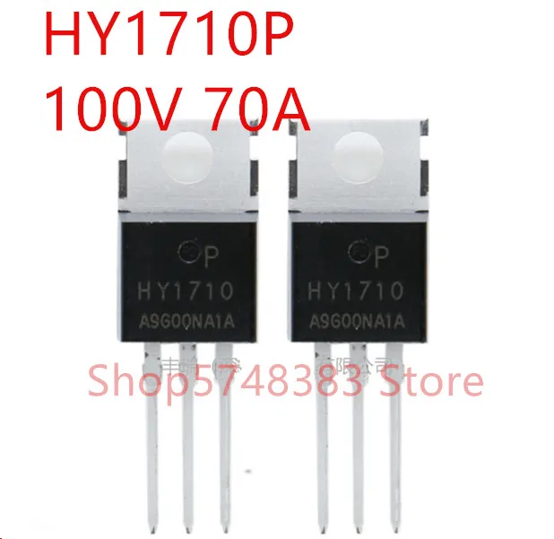 10 шт./лот 100% Новый оригинальный HY1710P TO-220 HY1710B TO-263 HY1710D TO-252 HY1710 100V 70A MOS трубка |