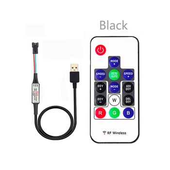 

17 Key RF Led Controller Magic RGB LED Pixels Controller With Remote Control Mini Smd For WS2812B WS2811 LED Strip