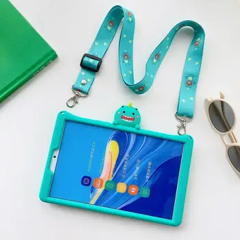 

Silicone Case For Huawei MediaPad M6 10.8 8.4Case Cartoon Shockproof Tablet Cover For Huawei Matepad Pro 10.8 10.4 Strap Funda
