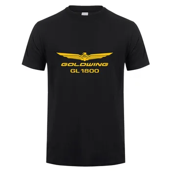 

Goldwing GL1800 T Shirt Tops Short Sleeve Cotton Man Motorcycle Goldwing T-shirt Mans Tshirt DS-013