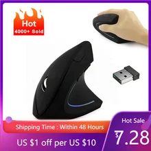 Мышь Компьютерная Вертикальная Беспроводная игровая, 1600DPI, USB Мышь Компьютерная Вертикальная Беспроводная игровая, 1600DPI, USB