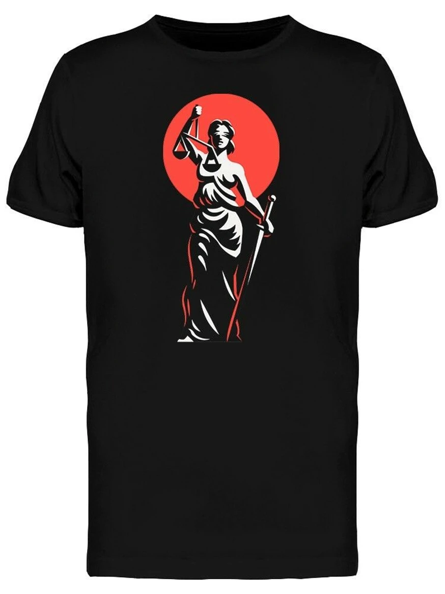 

The Goddess Of Justice Themis Men'S Tee -Image By Funny Design Tee Shirt