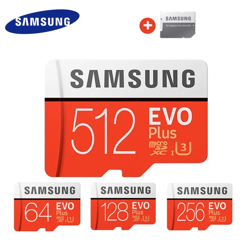 SAMSUNG карта памяти Micro SD 256 ГБ 128 64 | Компьютеры и офис