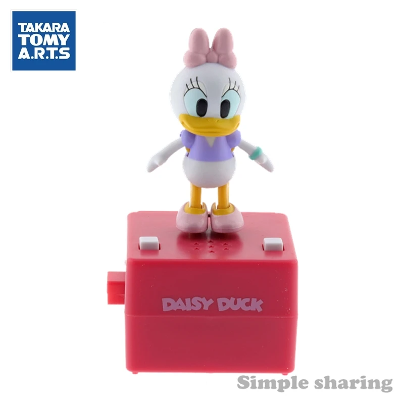 TAKARA TOMY arts popn шаг pixar Дисней фигурка Детские игрушки Аниме Детская кукла Дейзи Дак