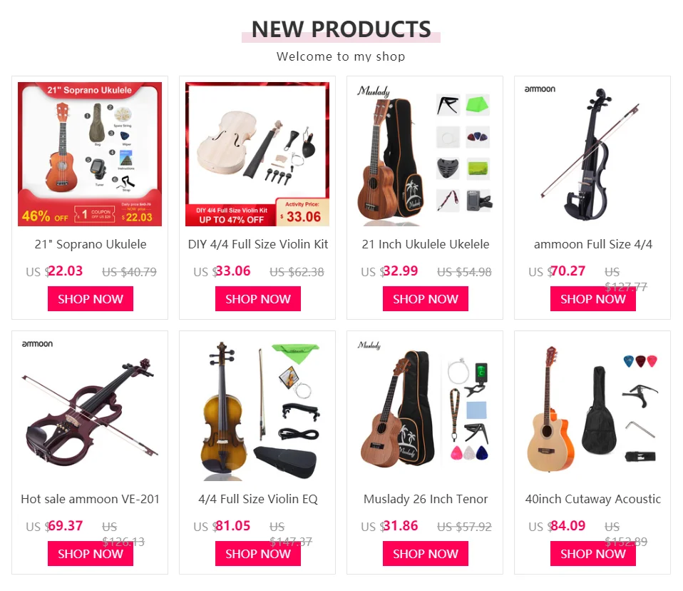 ammoon Full Size 4/4 Solid Wood Electric Silent Violin Fiddle Style-2 Ebony Fingerboard Pegs Chin Rest with Tuner Headphones