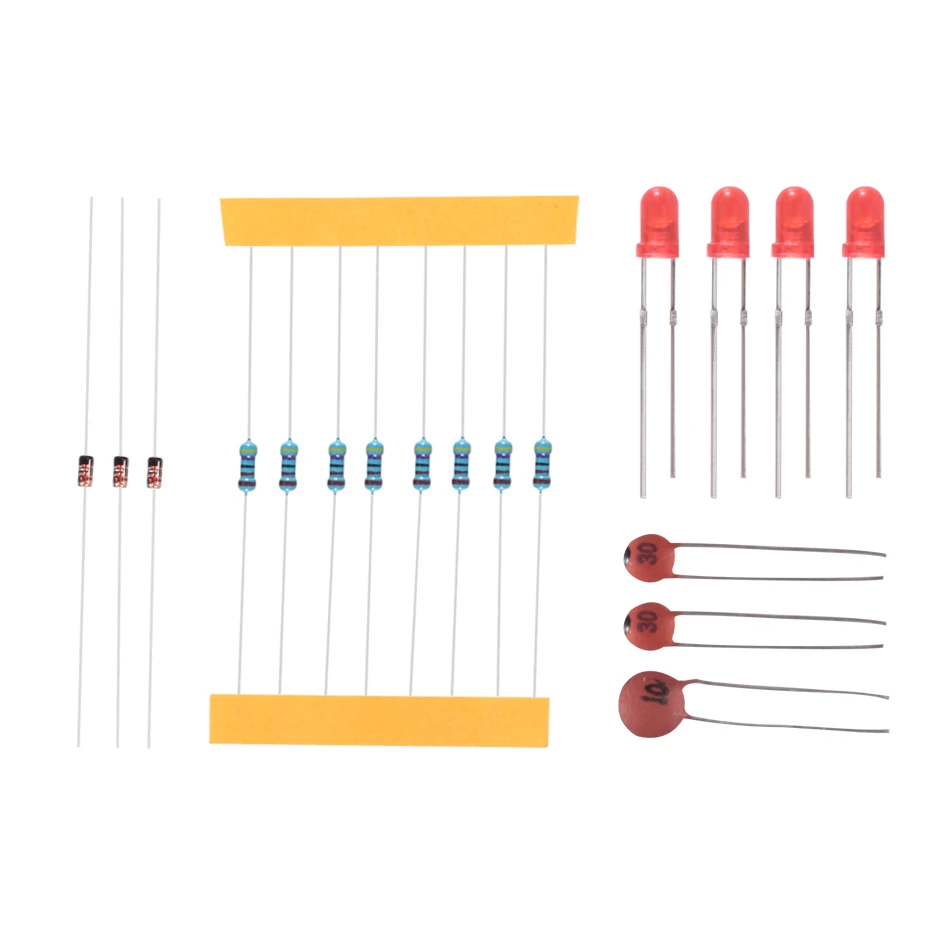 6 Bits Digital LED Electronic Clock DIY Kits (8)