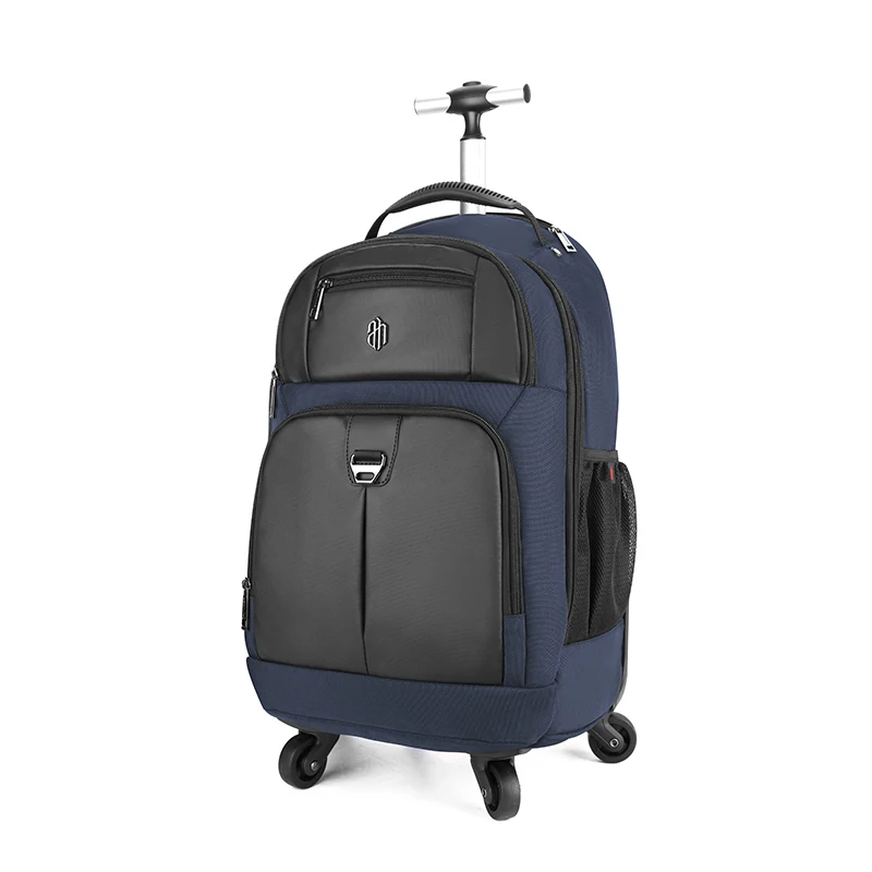 Рюкзак на колесиках ARCTIC HUNTER, деловая сумка для багажа, рюкзак для ноутбука на колесиках для мужчин и женщин - Цвет: Blue