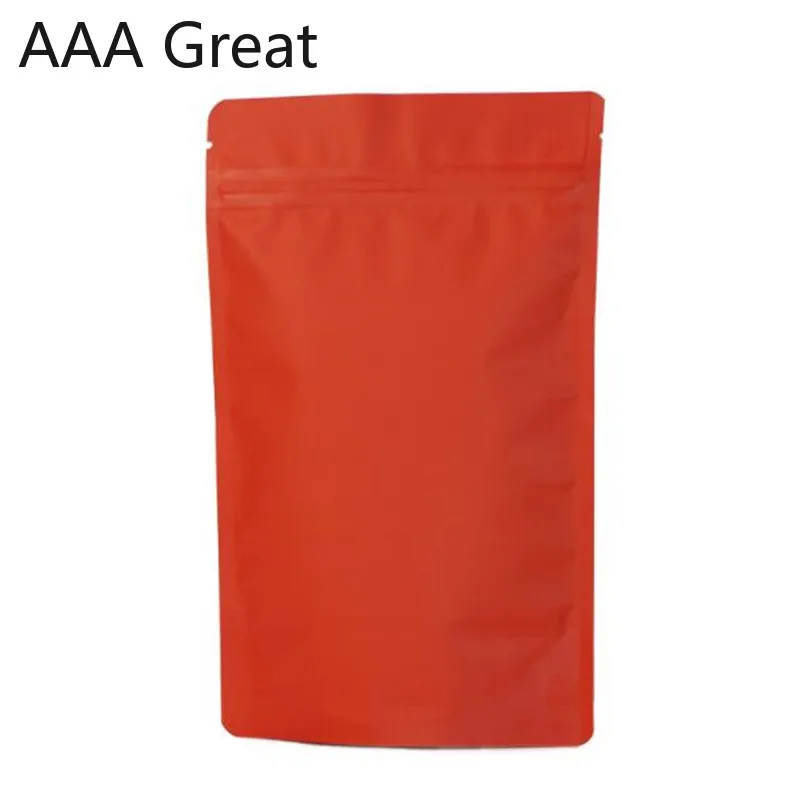 50pcs/lot Zip Lock Package Bag Foil Food Packaging Bag Aluminum Foil