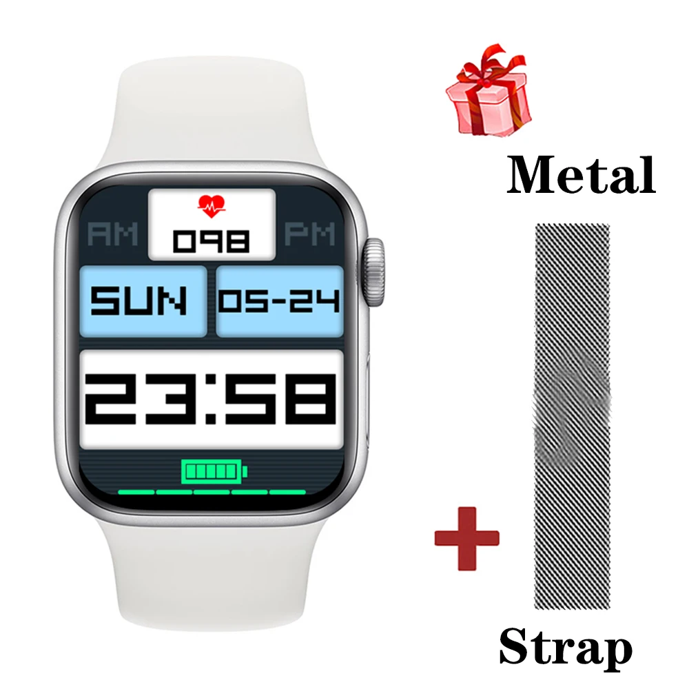 2021 Original X8 Max Smart Watch 1.75" Custom Dia BT Call Sports Sleep Monitor Heart Rate Men Woman IWO 13 Series 7 Smartwatch 