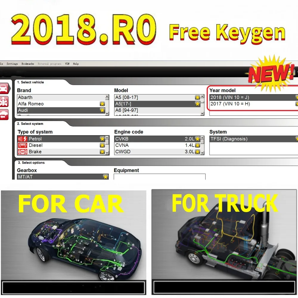 Новейший диагностический инструмент vd ds150e cdp 2018 R0 2017.R3 keygen с 21 поддержкой лет