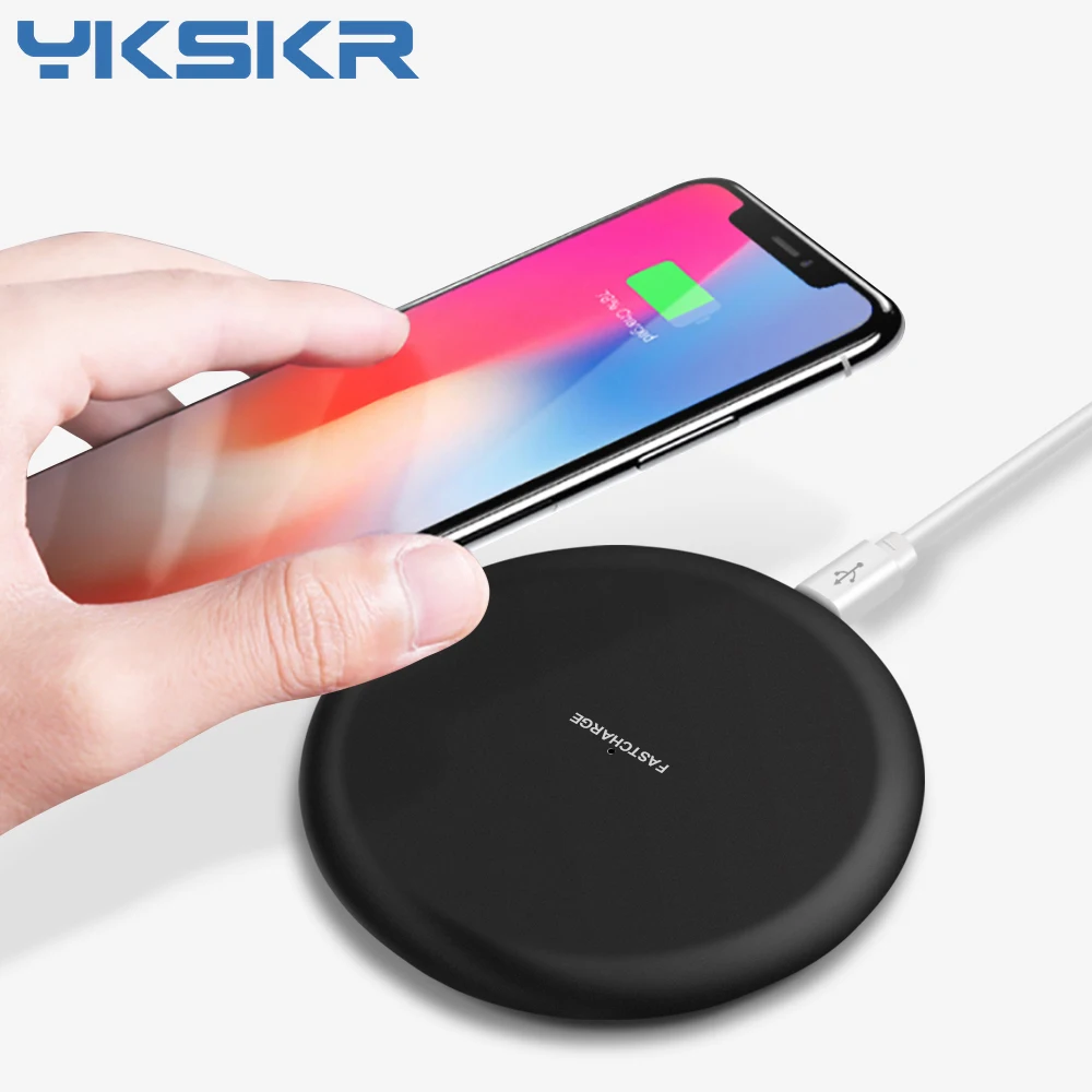 

Wireless Charger for iPhone 11 Max Xs 8 Plus Wireless Charging Pad for Samsung S9 S10 Plus Note10 adapter Xiaomi Redmi Charger