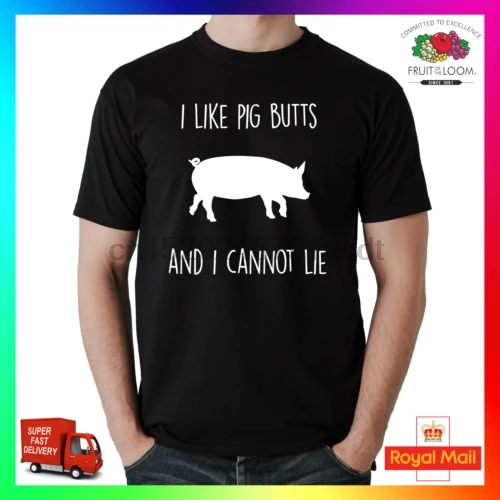 I Like Pig Butts Cannot Lie T-shirt Tee TShirt Farm Farmer Farming Agri | Мужская одежда