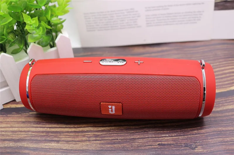 Красный Портативный заряд 2+ беспроводной Bluetooth динамик мини стерео бас динамик брызгозащищенный внешний динамик USB/TF/AUX FM аудио - Цвет: Красный