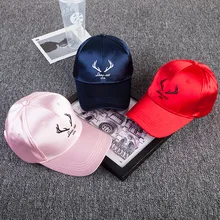 Высокое качество папа шапки милые буквы США бейсбольная Регулируемая Кепка Хип-хоп для мужчин и женщин Повседневная шляпа черный розовый красный