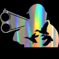 Personality Car Sticker 3D Hunter Wild Duck Hunting...