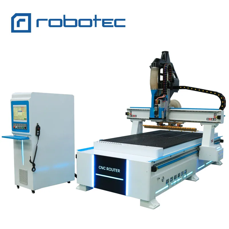 

Italy 9KW HSD Spindle Automatic Tool Change 1325 ATC CNC Router 1530 With Servo Motor Wood Aluminum MDF Engraving Machine atc cn