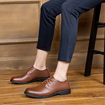 

Man Formal Shoes Leather Genuine Elevator Shoes for Men Social Shoes Vestito Uomo Elegant Office Flat Menshoes Oxford Masculino