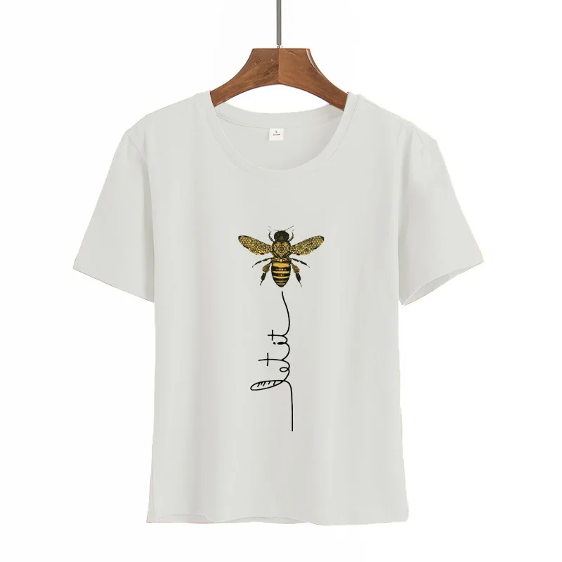 2020 Elephant sunflower print tshirt women casual short sleeve o neck tee tops for female cartoon cute t-shirts femme clothings