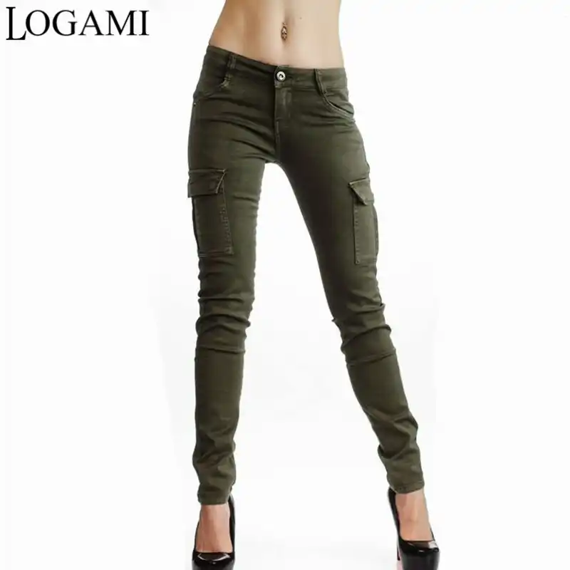 Military green pants womens Clearance