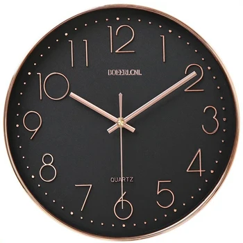 

Creative Digital Wall Clock Mute Hanging Kids Secret Stash Cuckoo Clock Quartz Rock N Roll Wandklok Decorative Home