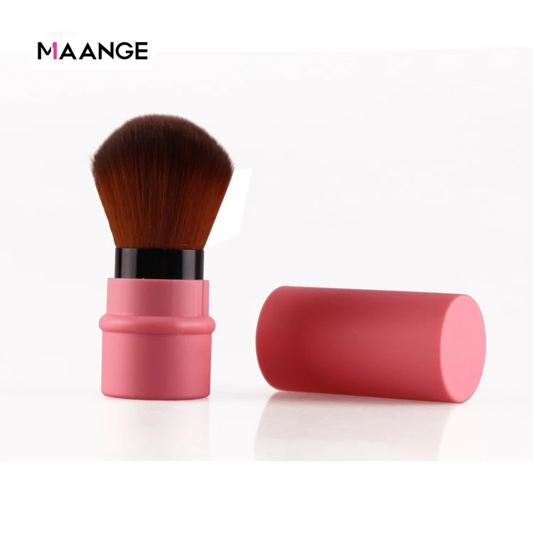 Good Deal Makeup Brush Blusher Foundation-Blush Cosmetic Travel-Tools Loose-Power Retractable Beauty p61Q07De