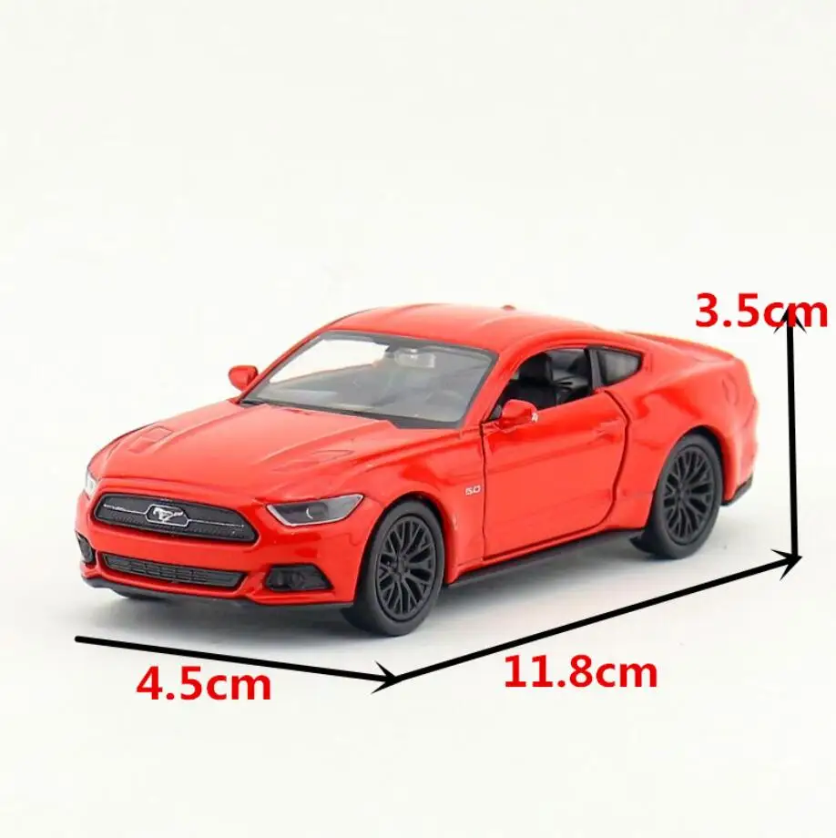 Высококлассная модель 1/36 Mustang GT автомобиля из сплава спортивного с двумя
