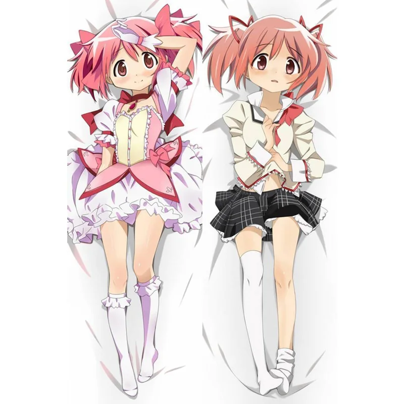 

Japanese Characters Anime Madoka Magica Madoka Kaname Throw Otaku Dakimakura Gift Bedding Hugging Body Pillow Case 150x50 CM