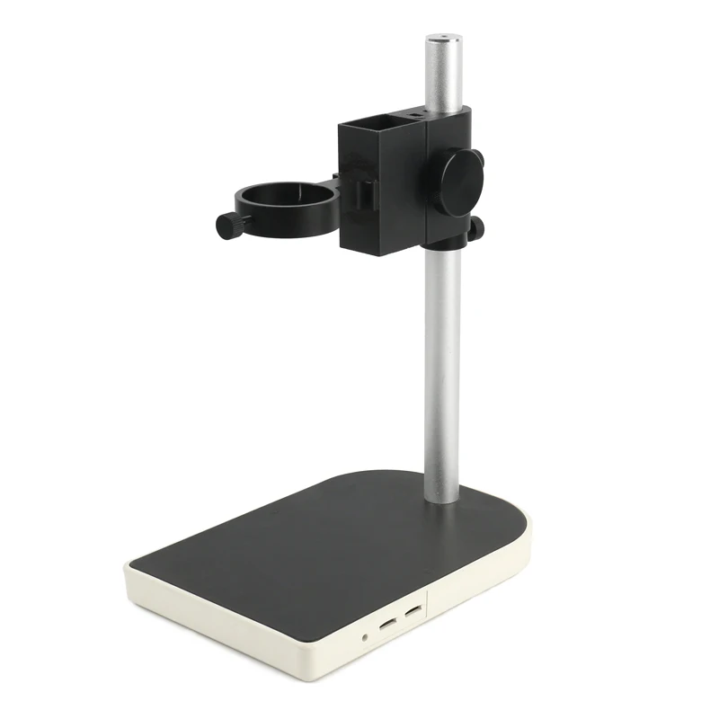 Lab Microscope Lens Adjustable Focusing Bracket Focusing Holder Table Stand 40mm 50mm For HDMI USB