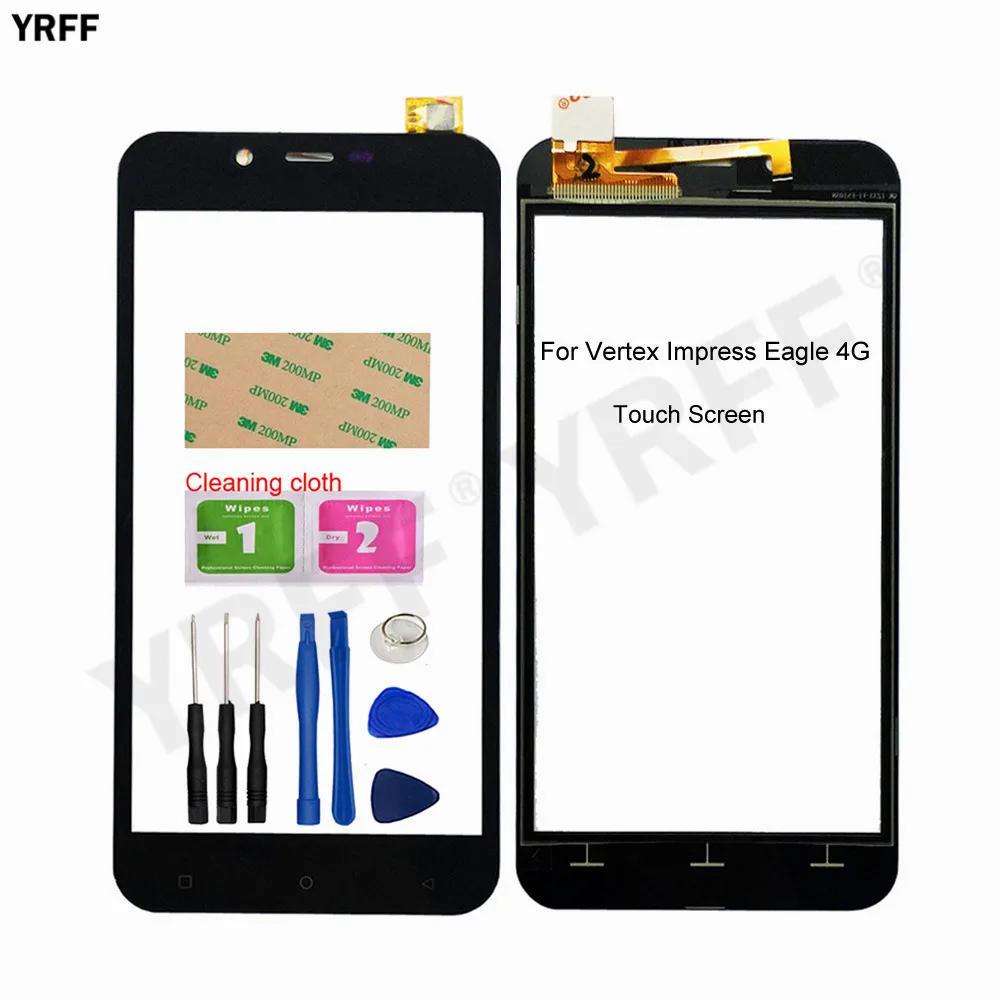 

New Touch Screen For Vertex Impress Eagle 4G Touch Screen Digitizer Glass Panel Sensor Front Glass Parts