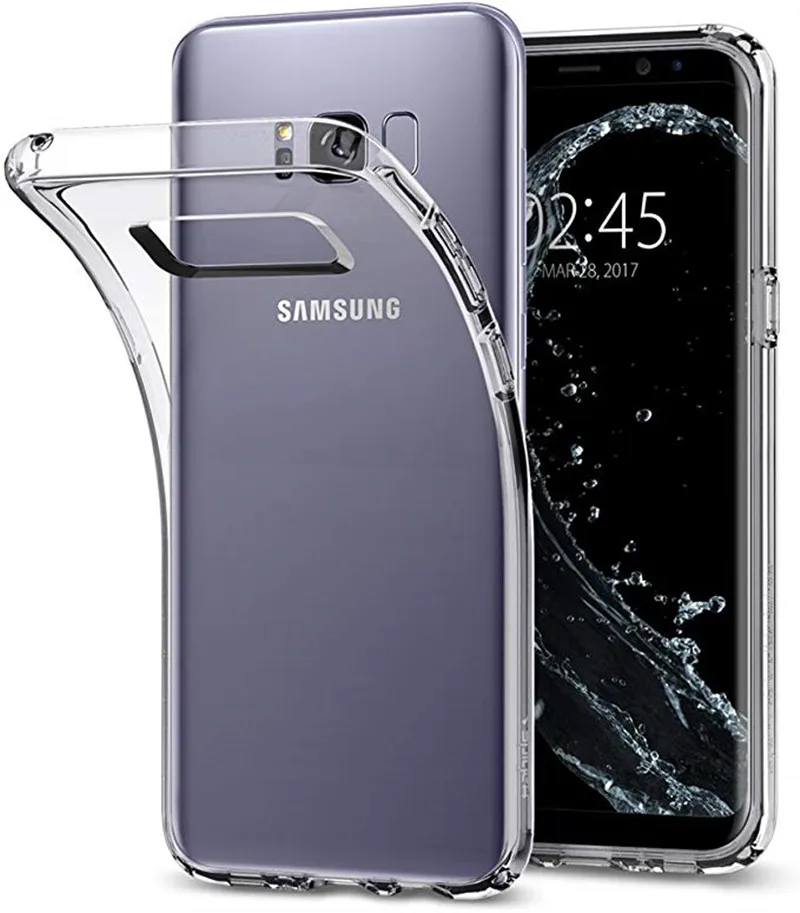 

Clear Silicon Soft TPU Case For Samsung Galaxy S7 Edge S9 S8 S10 Plus lite S10e A50 A70 A40 A20 Capinhas Transparent Cover Case